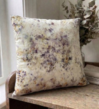 Jedwabna unikatowa poduszka 