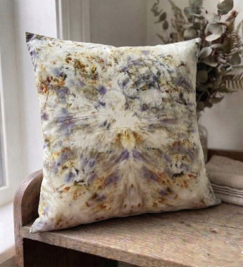 Jedwabna unikatowa poduszka 