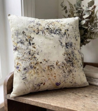 Jedwabna unikatowa poduszka