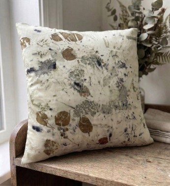 Jedwabna unikatowa poduszka